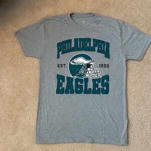 Junk Food Clothing Gray Philadelphia Eagles Tee